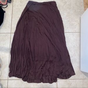 Brown Maxi Skirt